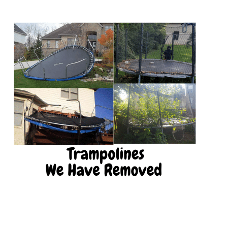 Broken Trampolines — Noblesville, IN — AC Trash Hauling & More
