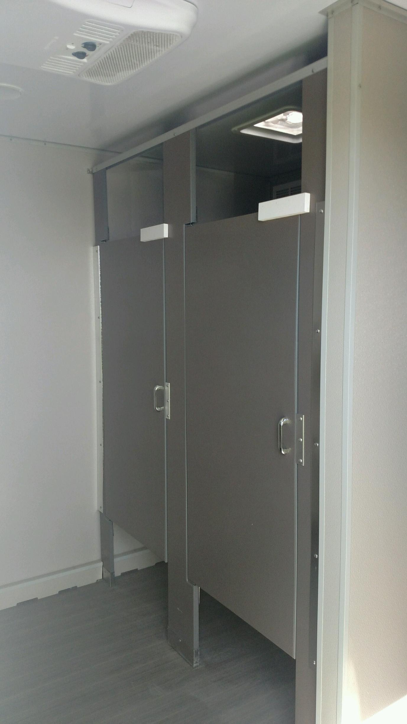 RR Trailer Men's Room — Madrid, IA — PortablePro, Inc.