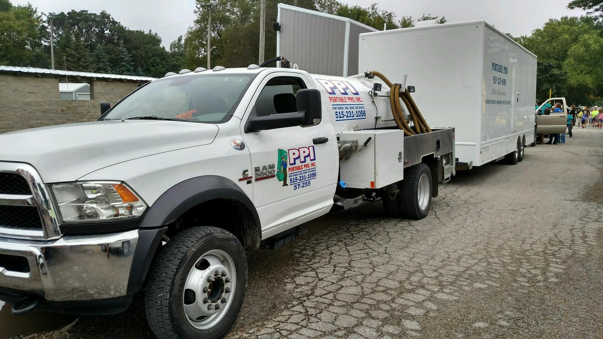 Truck And RR Trailer — Madrid, IA — PortablePro, Inc.