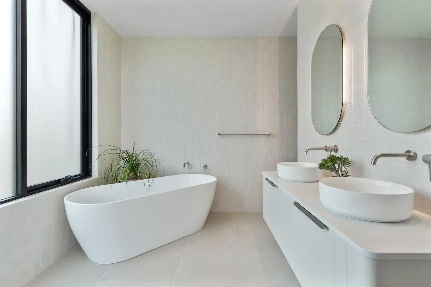 There Is A Bathtub and Two Sinks In The Bathroom  — That Painter Guy In South Nowra, NSW