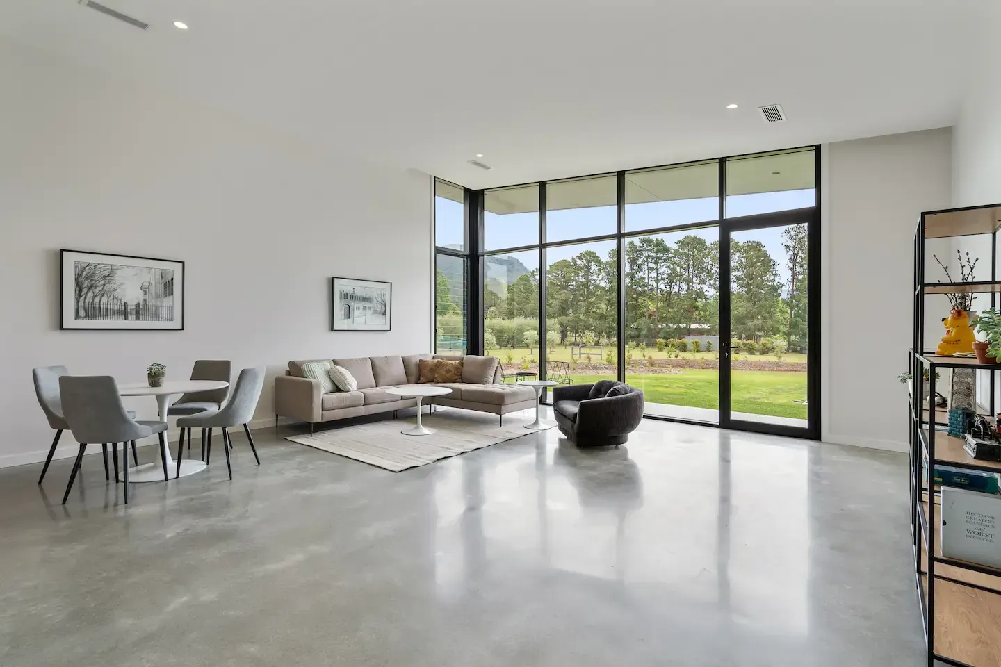 A Living Room With A Ceiling Fan And Lots Of Windows — That Painter Guy In South Nowra, NSW