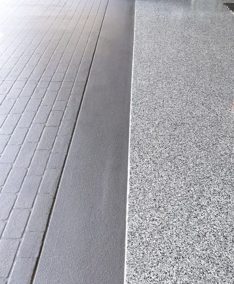 A Close Up Of A Gray Tile Floor And A Gray Granite Floor — That Painter Guy In South Nowra, NSW