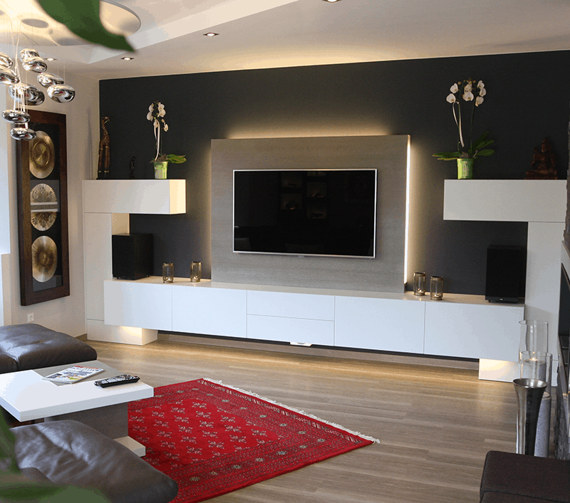 Wohnzimmer Tischlerei Feitl