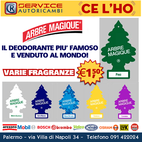 promozione deodorante auto