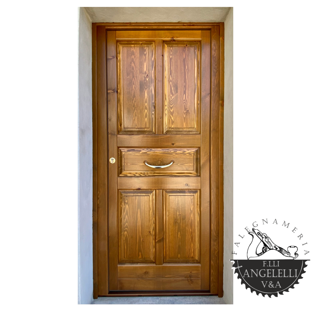 Portone in legno massello, portone in legno pino massello, portone, portone anta singola, portone a un'anta
