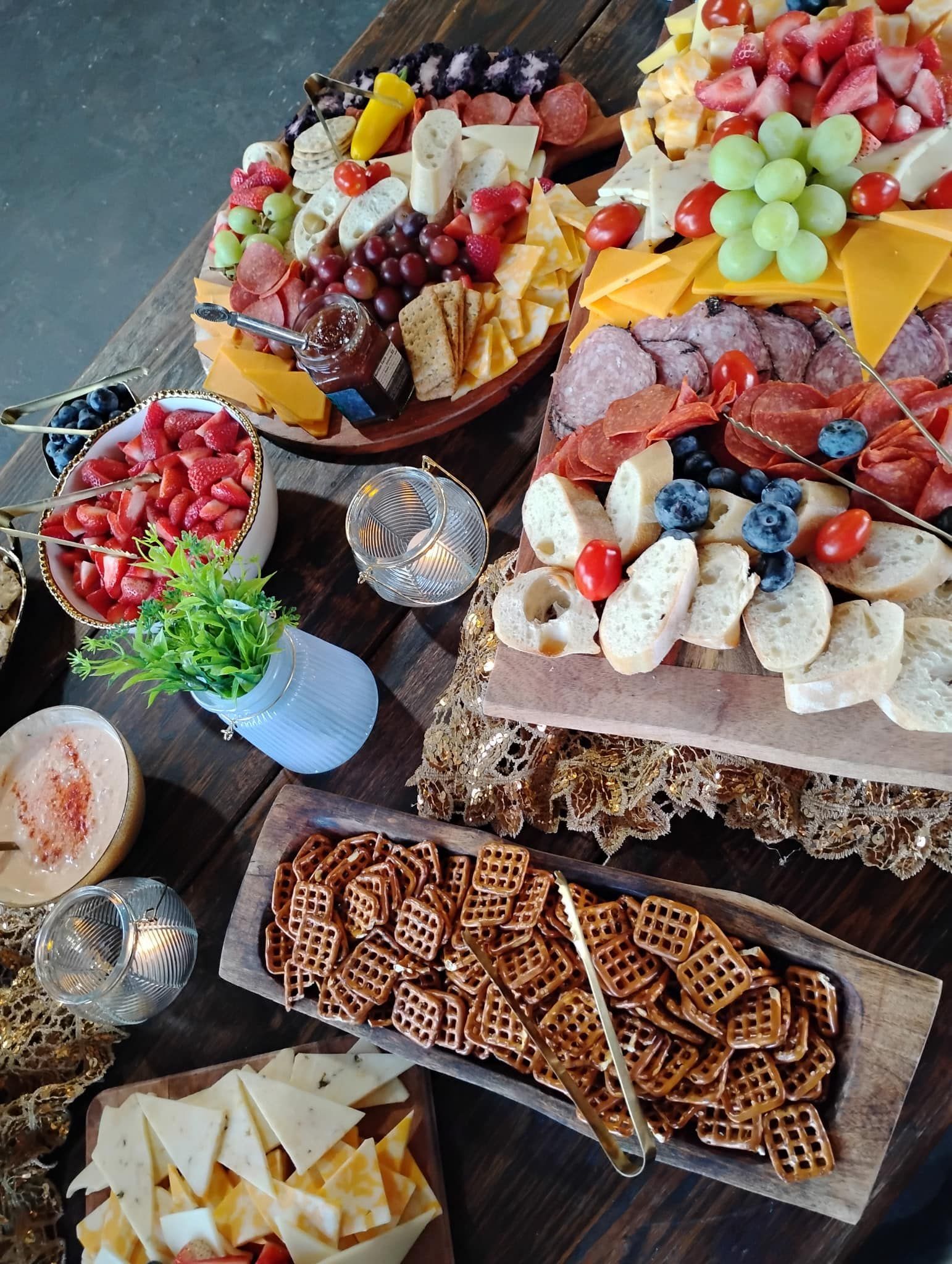 meat and cheese trays