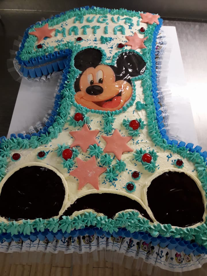 Torta con Topolino