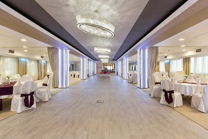 Golden Girls Hotel — Elegant Banquet Hall Interior in Dallas, TX