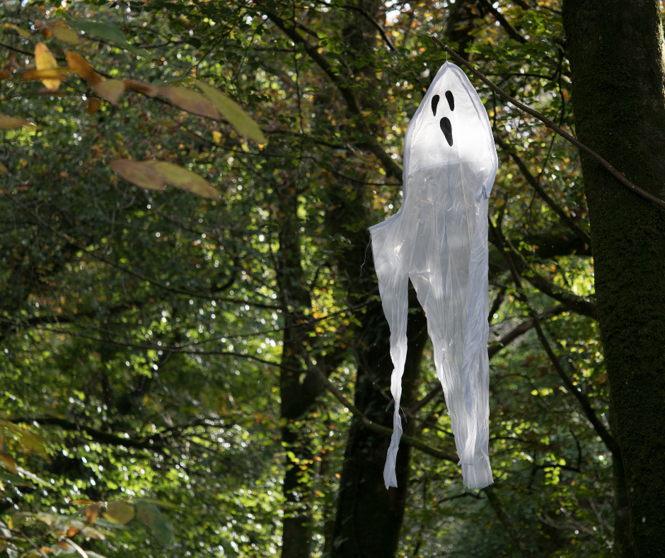 Ghost Hanging in Tree