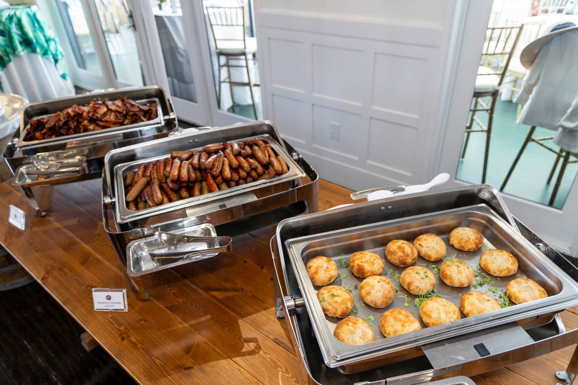 There are many different types of food on the table.