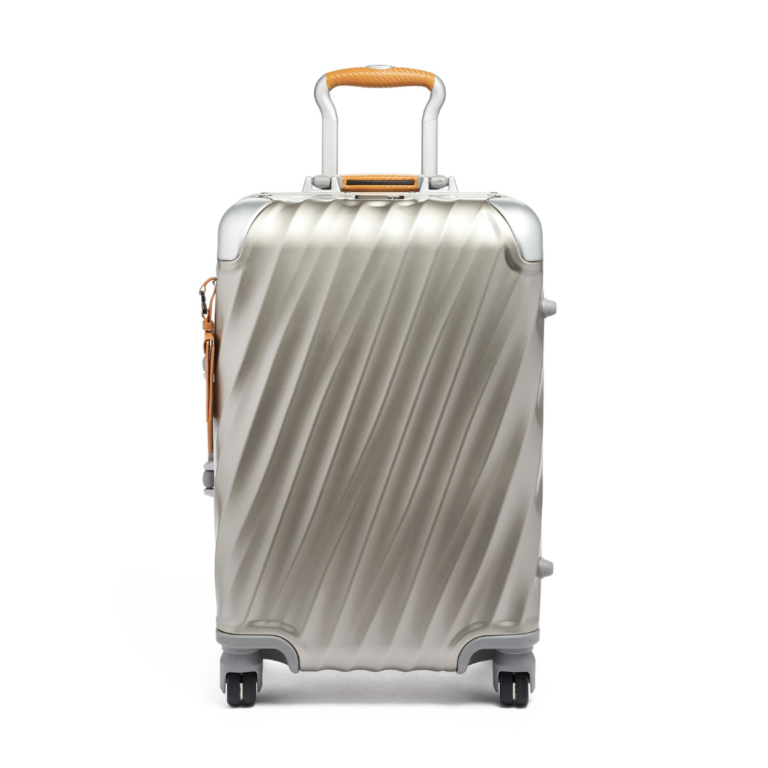 TUMI INTERNATIONAL CARRY-ON IN METALLIC