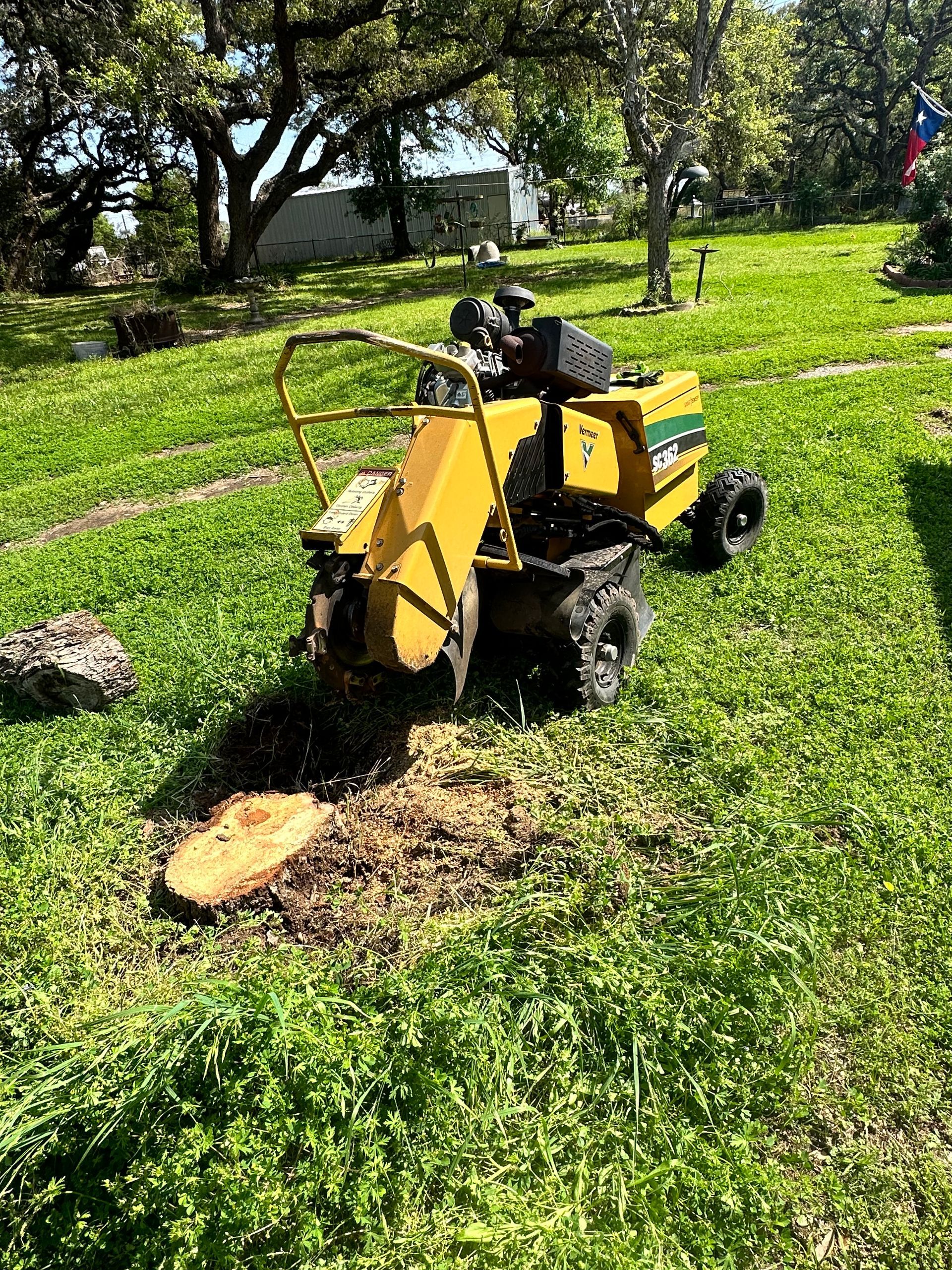 Stump grinding