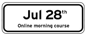 July 28, 2026 online morning classroom course registration link