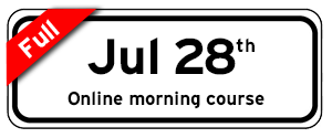 July 28, 2026 in-person morning classroom course registration link