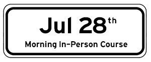 July 28, 2026 in-person morning classroom course registration link