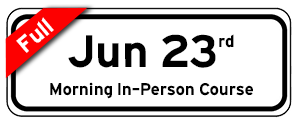June 23, 2026 online in-person classroom course registration link