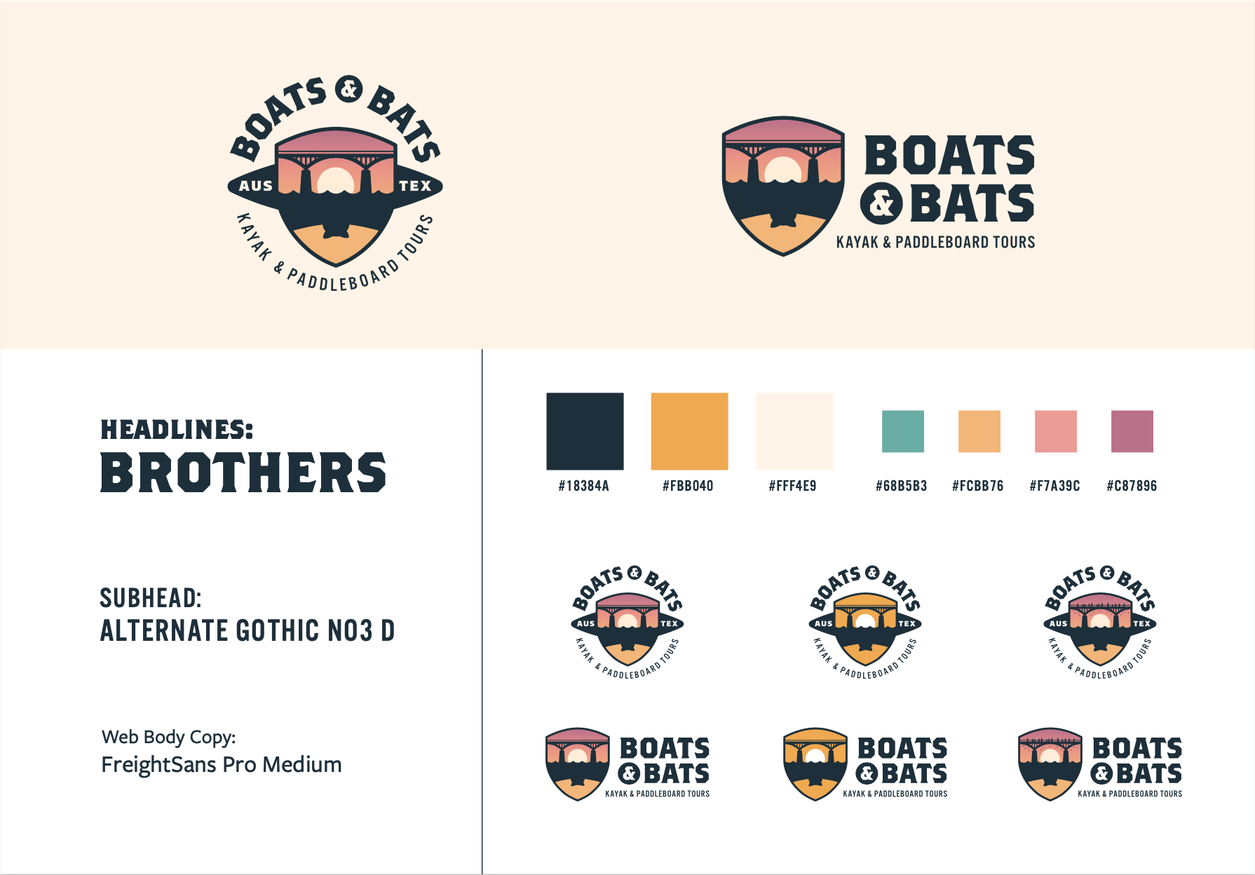 Brand Guide For Boats & Bats