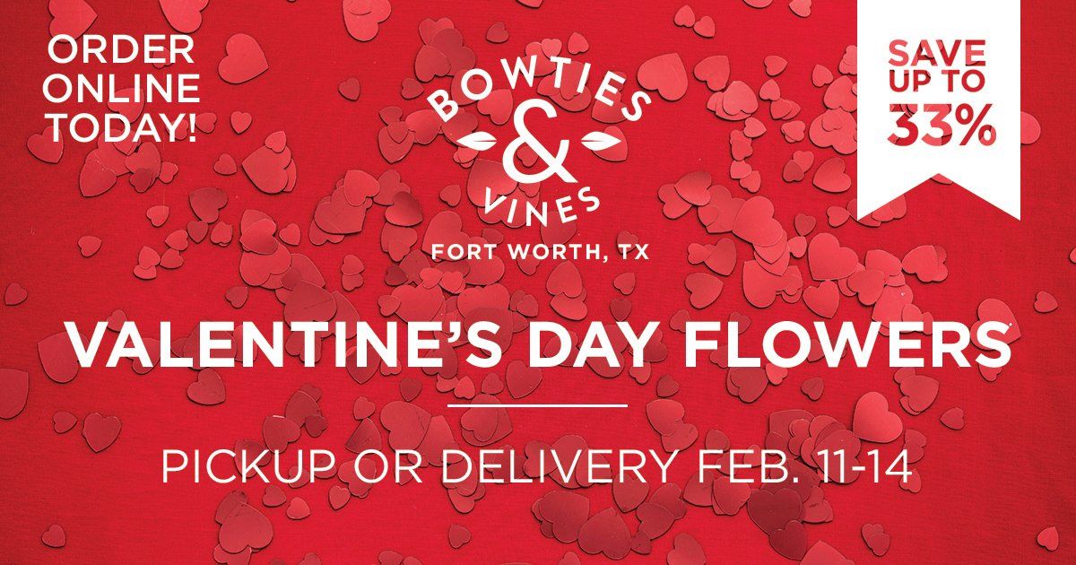 North Fort Worth Valentine's Flowers Popup Shop