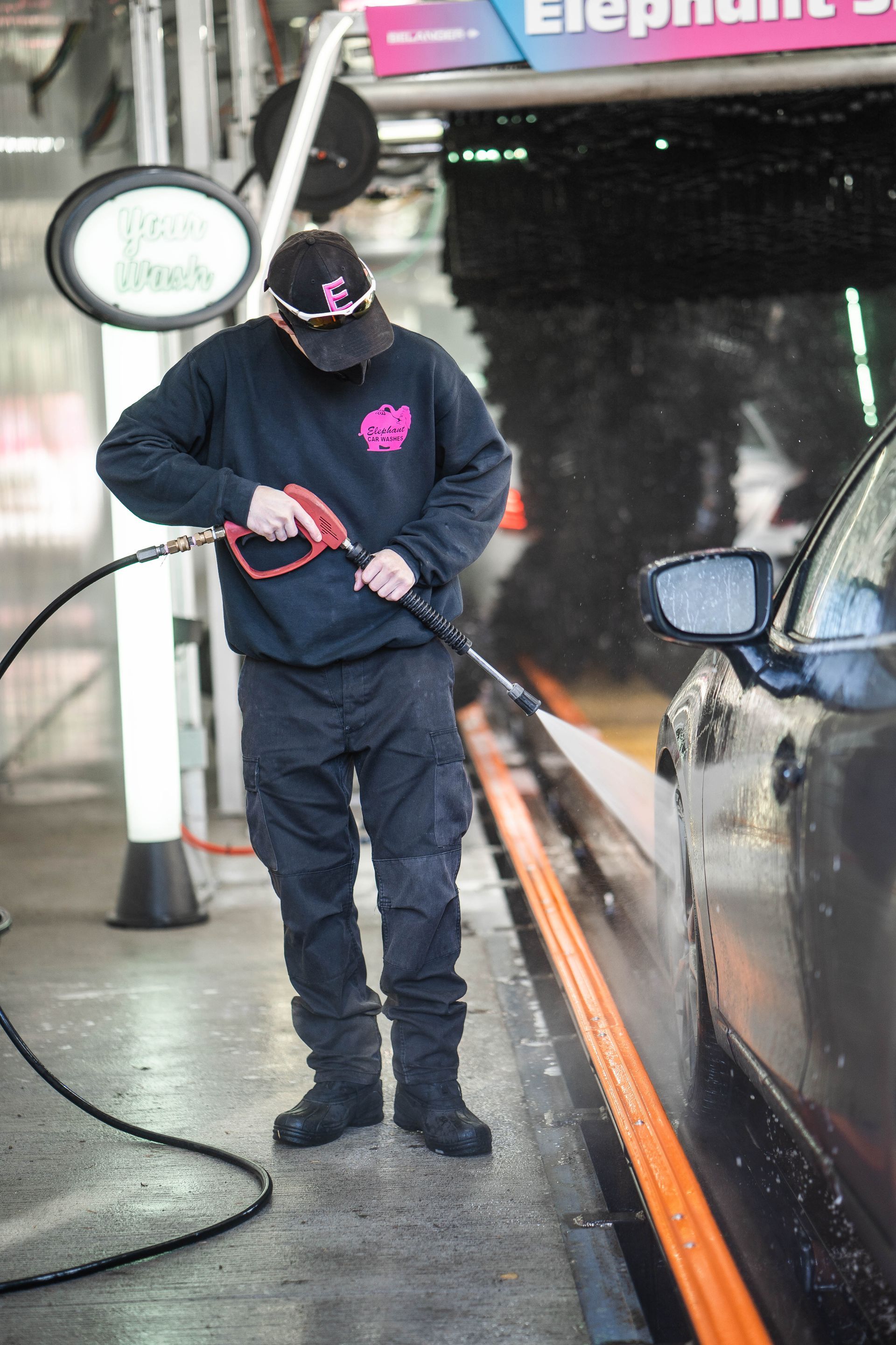 elephant car wash vehicle prep