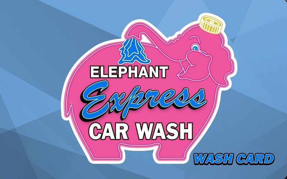 Elephant car wash gift card