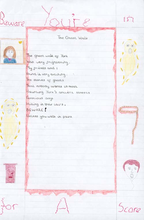 School Ghost Walk Letter 8