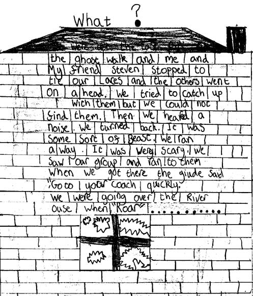 School Ghost Walk Letter 9