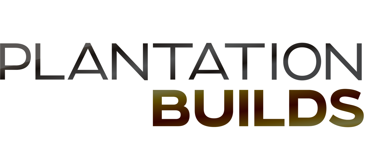 PLANTATION BUILDS logo