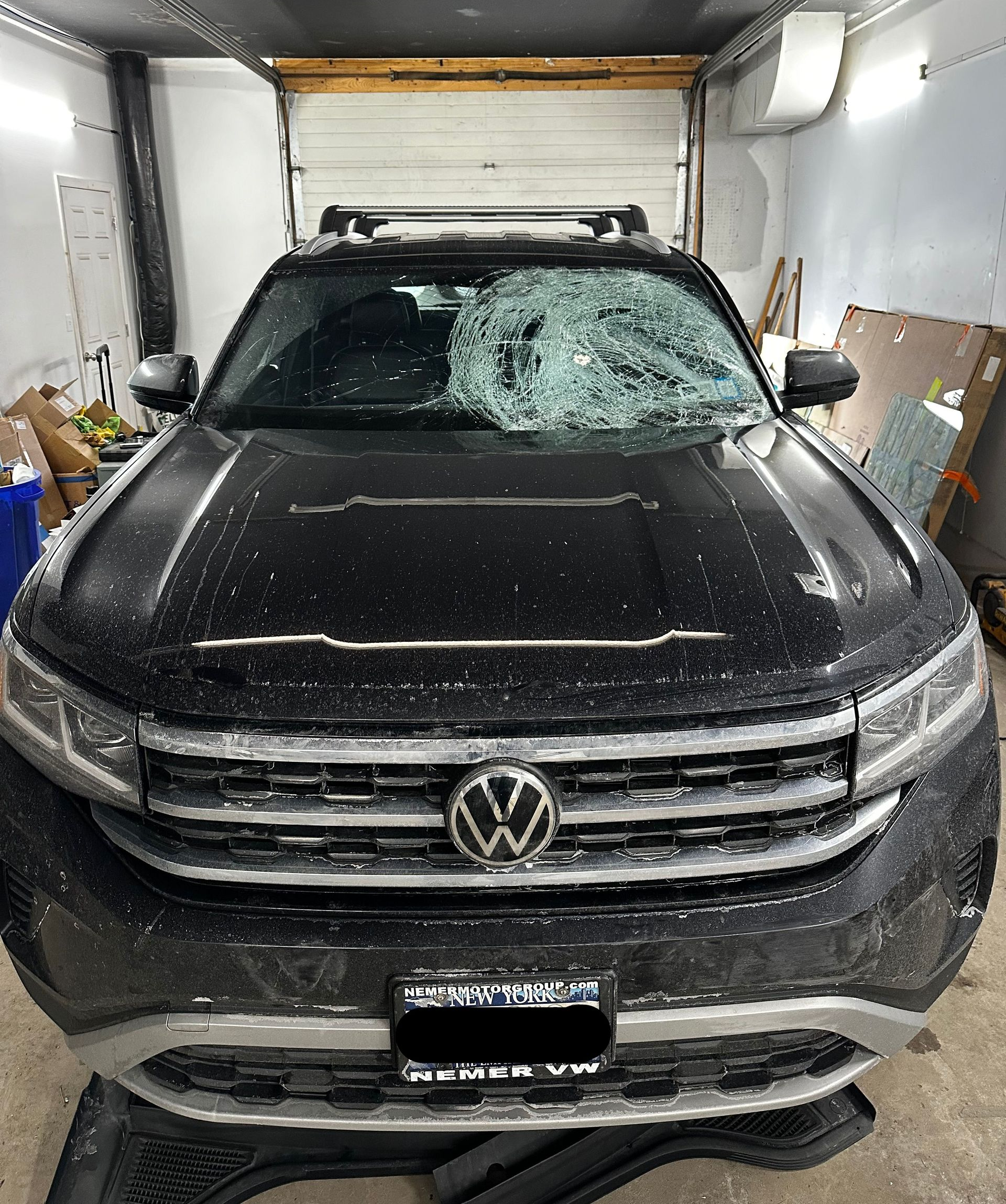 Before Volkswagen Windshield Replacement in Amsterdam, NY