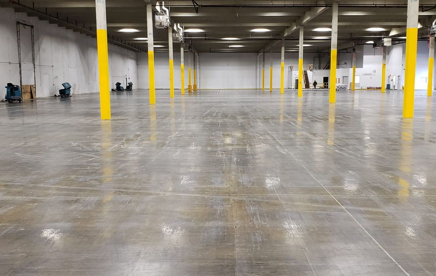 Clean Commercial floor