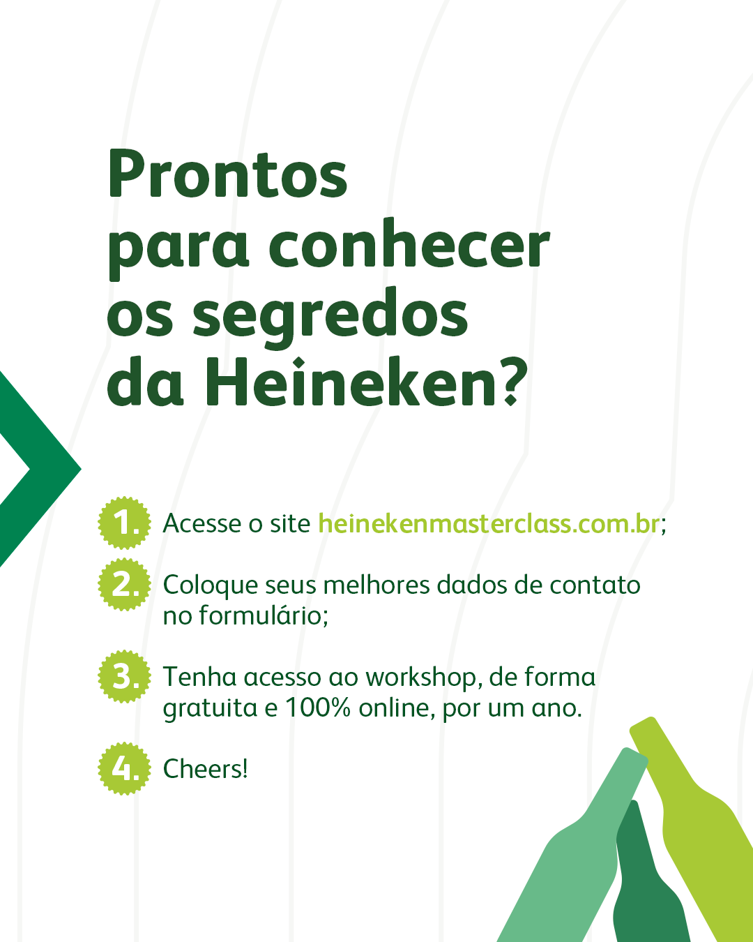Prontos para conhecer os segredos da heineken ?