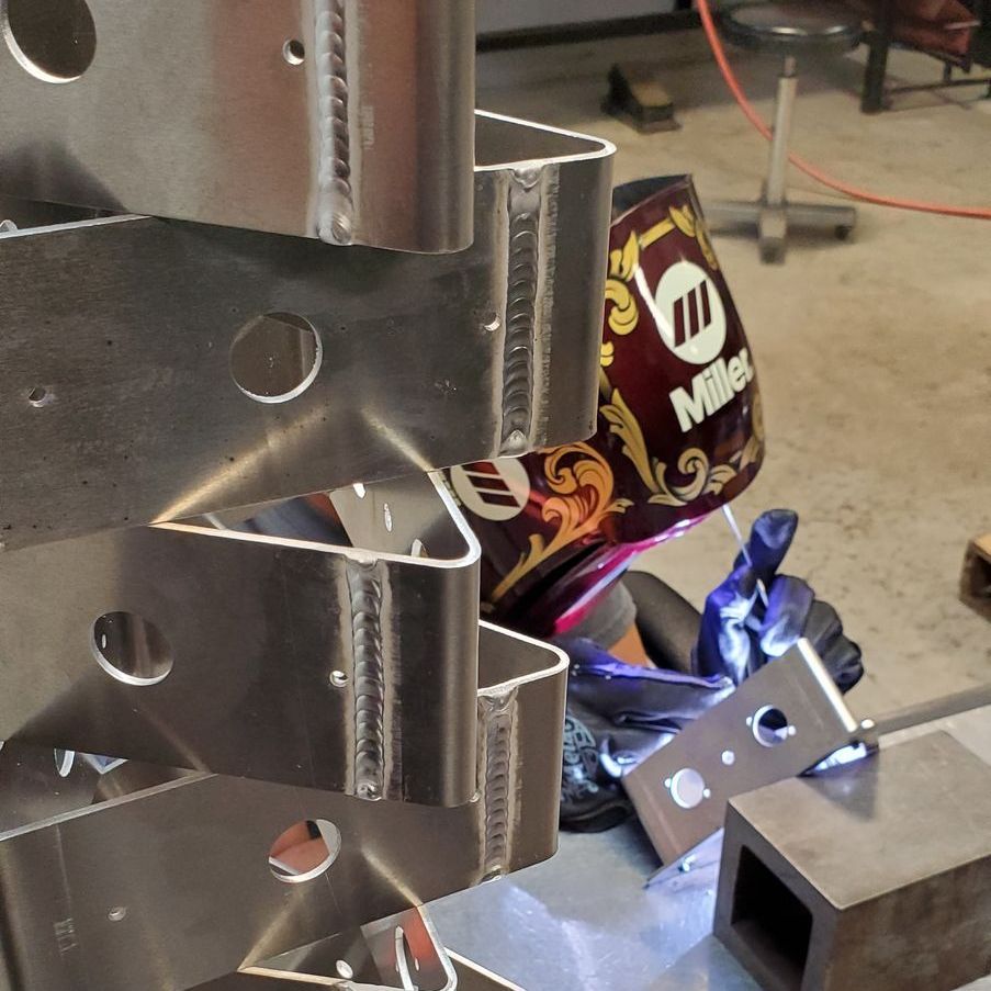 A can of miller beer sits on a table