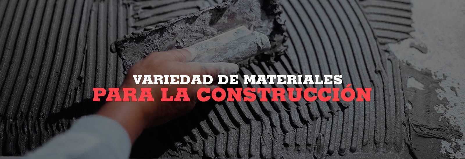 Materiales de construcción