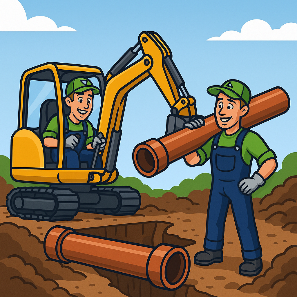 Plumber soldering copper pipes. Two gloved hands working with a torch, setting is an interior with tools on a blue rag.