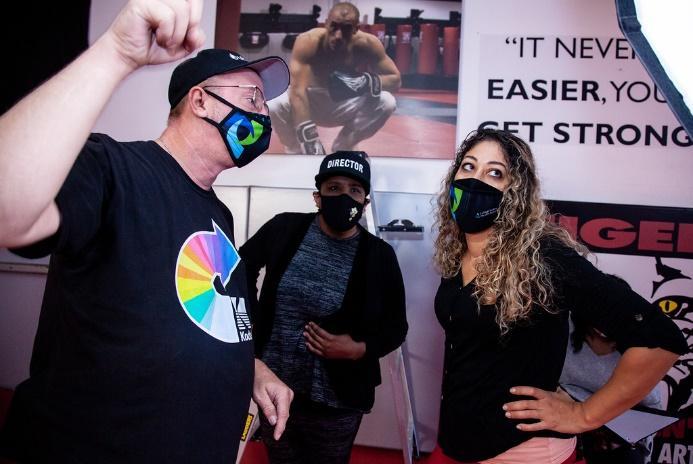 DP, Craig Friebolin, director Jillian Bullock, 1st AD Ruthy Cruz 