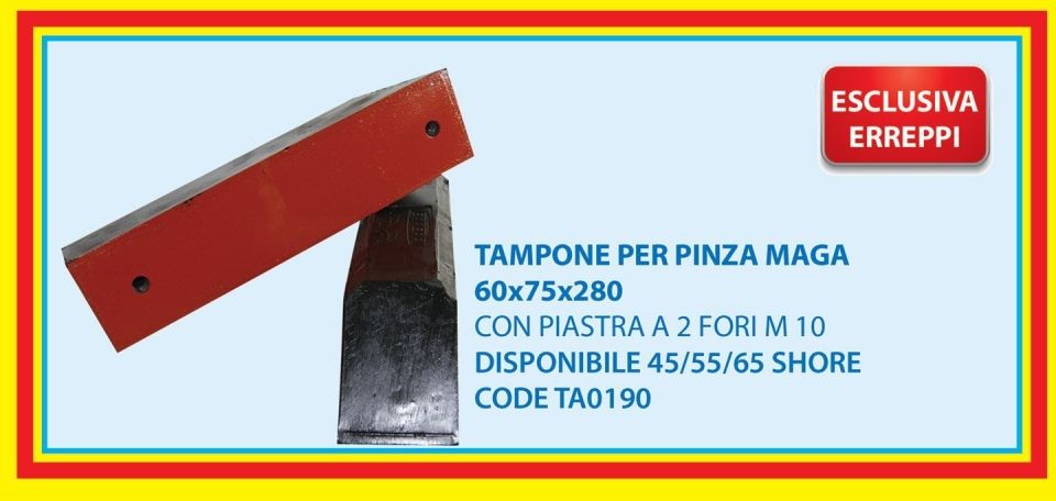 Tampone per pinza maga