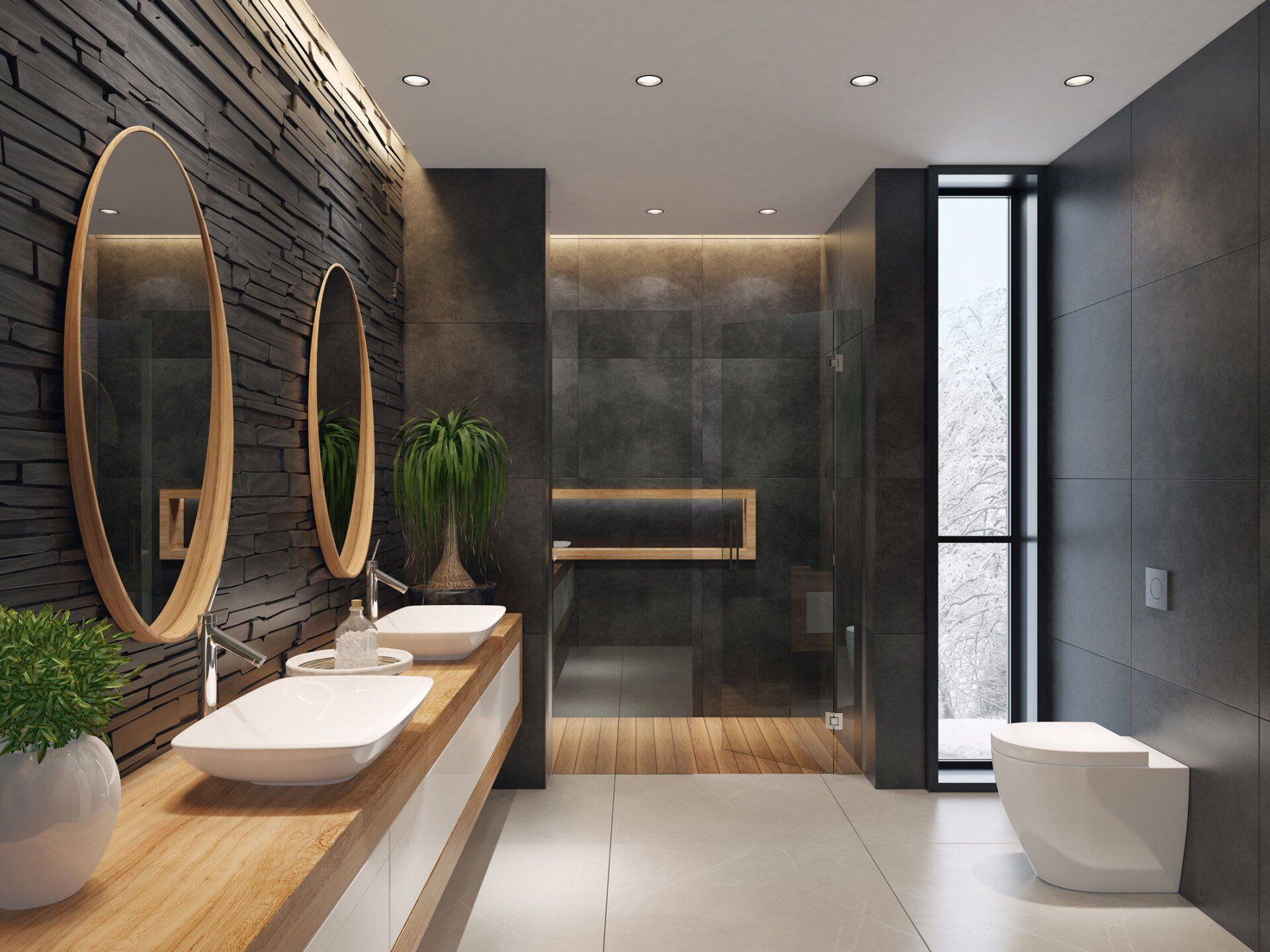 Elegant Bathroom — Rowlett, TX — AADI Contractors Inc