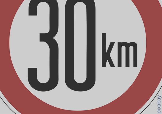 30kmh-Schild