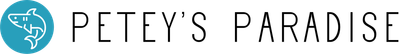 Logo: Blue circle with shark icon;