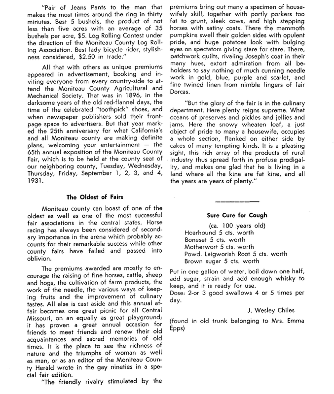 Black-and-white scanned newspaper page with dense text columns and a small headline box.