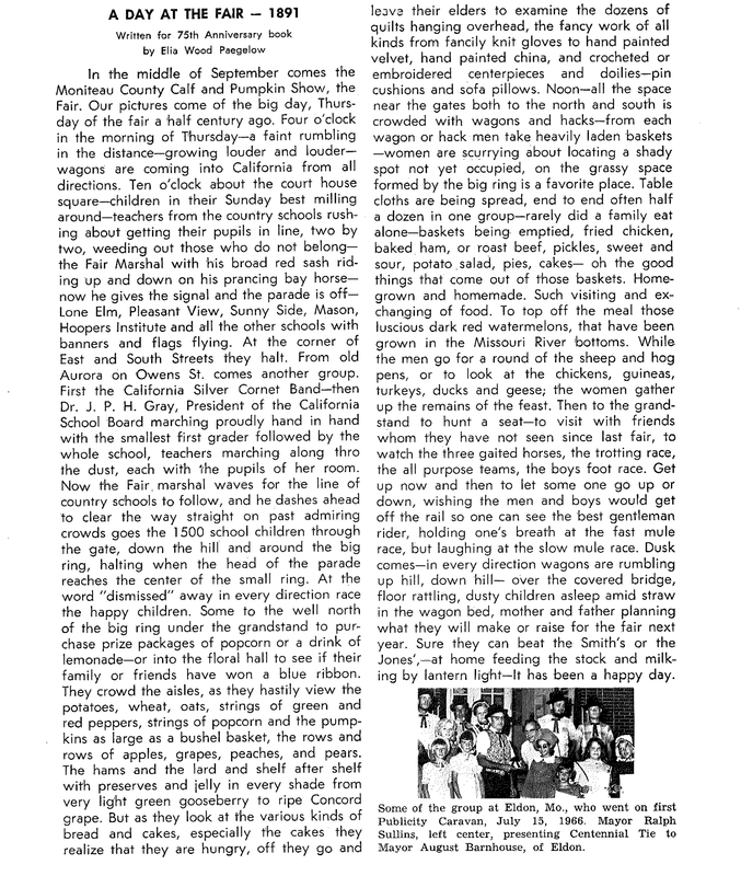 Newspaper page with dense article text and a small black-and-white photo at the bottom right.