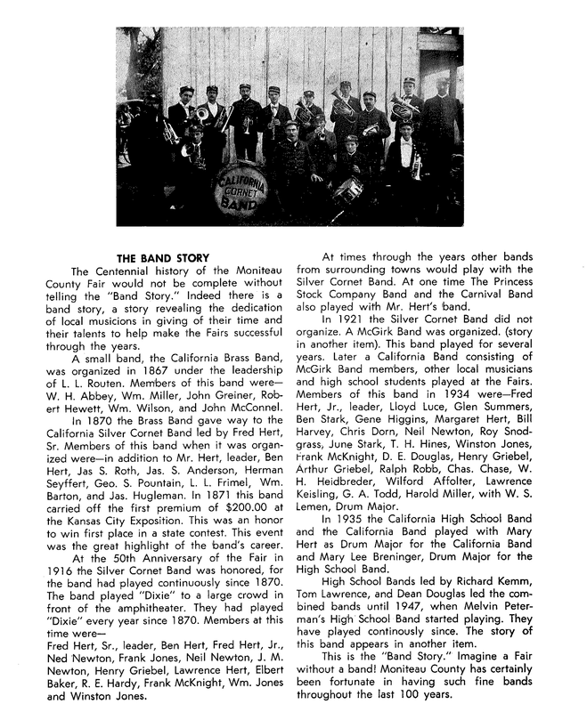 Black-and-white newspaper clipping about “The Sand Story” with a crowd photo at a sandy memorial site.