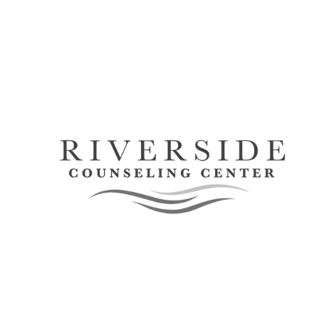 A logo for a counseling center called riverside counseling center.