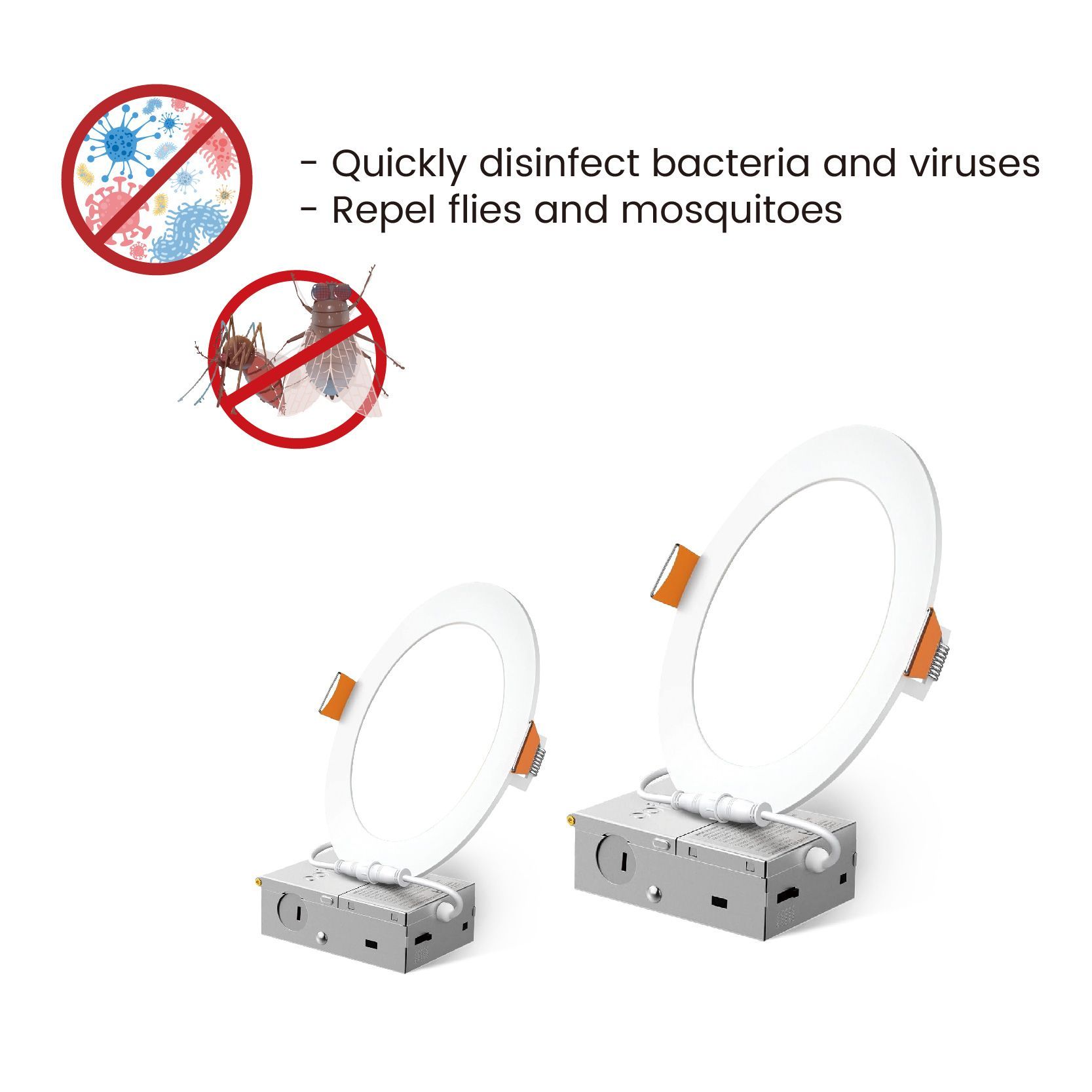 Resonance Germicidal Light (LED recessed downlight)