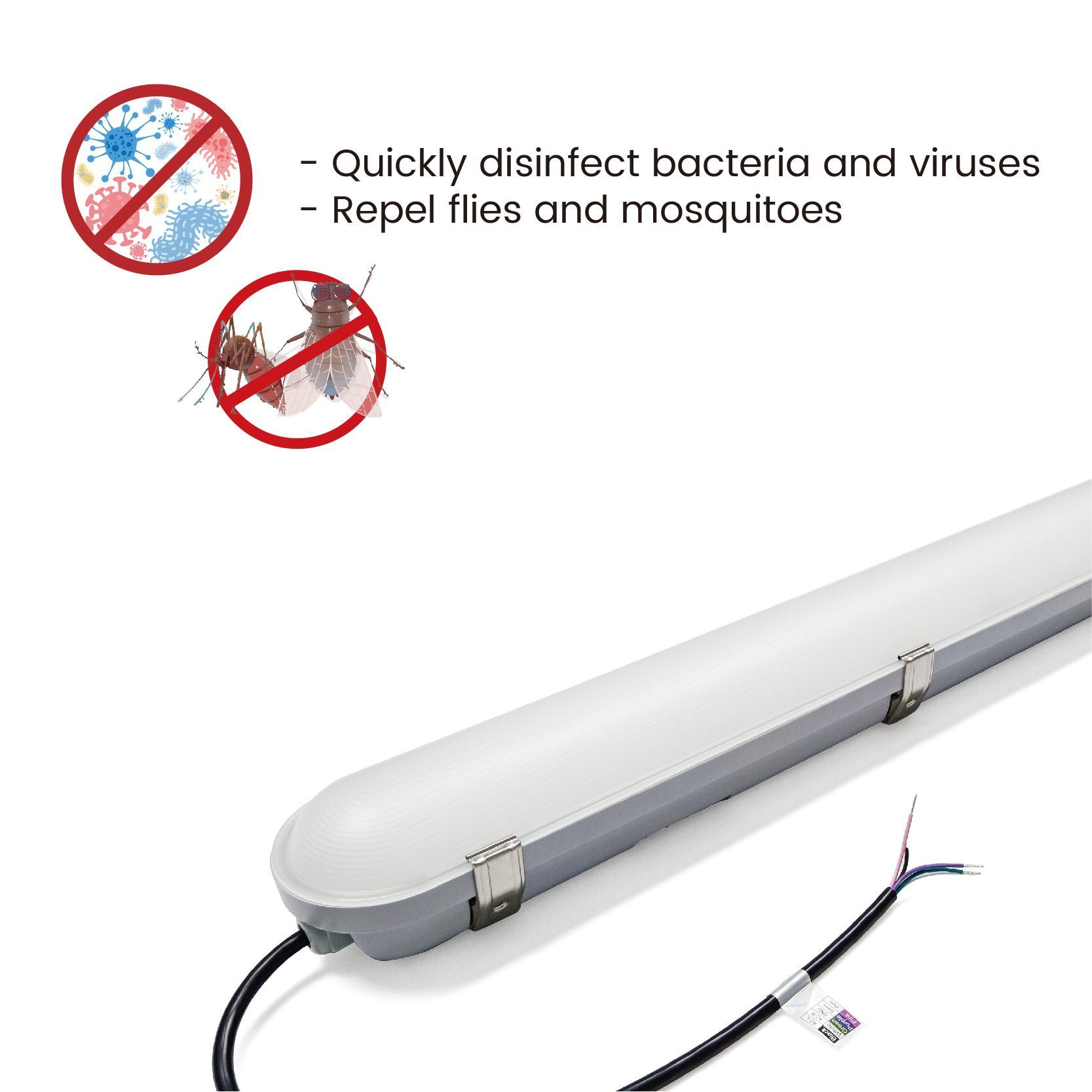 Resonance Germicidal Light (LED Vapor Tight Light)