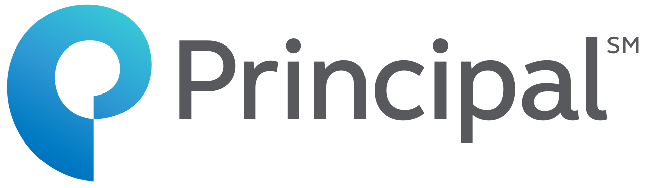 Principal logo in blue and black text on a white background