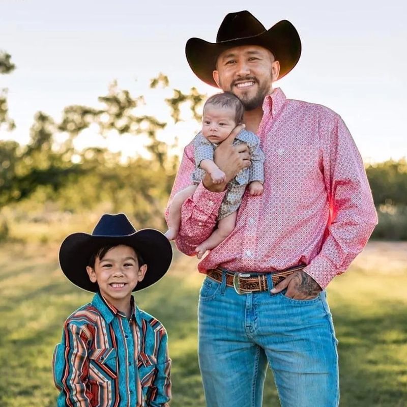 Happy Father And Son