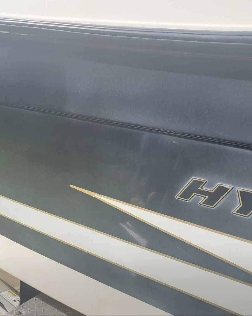 A close up of the rear end of a car