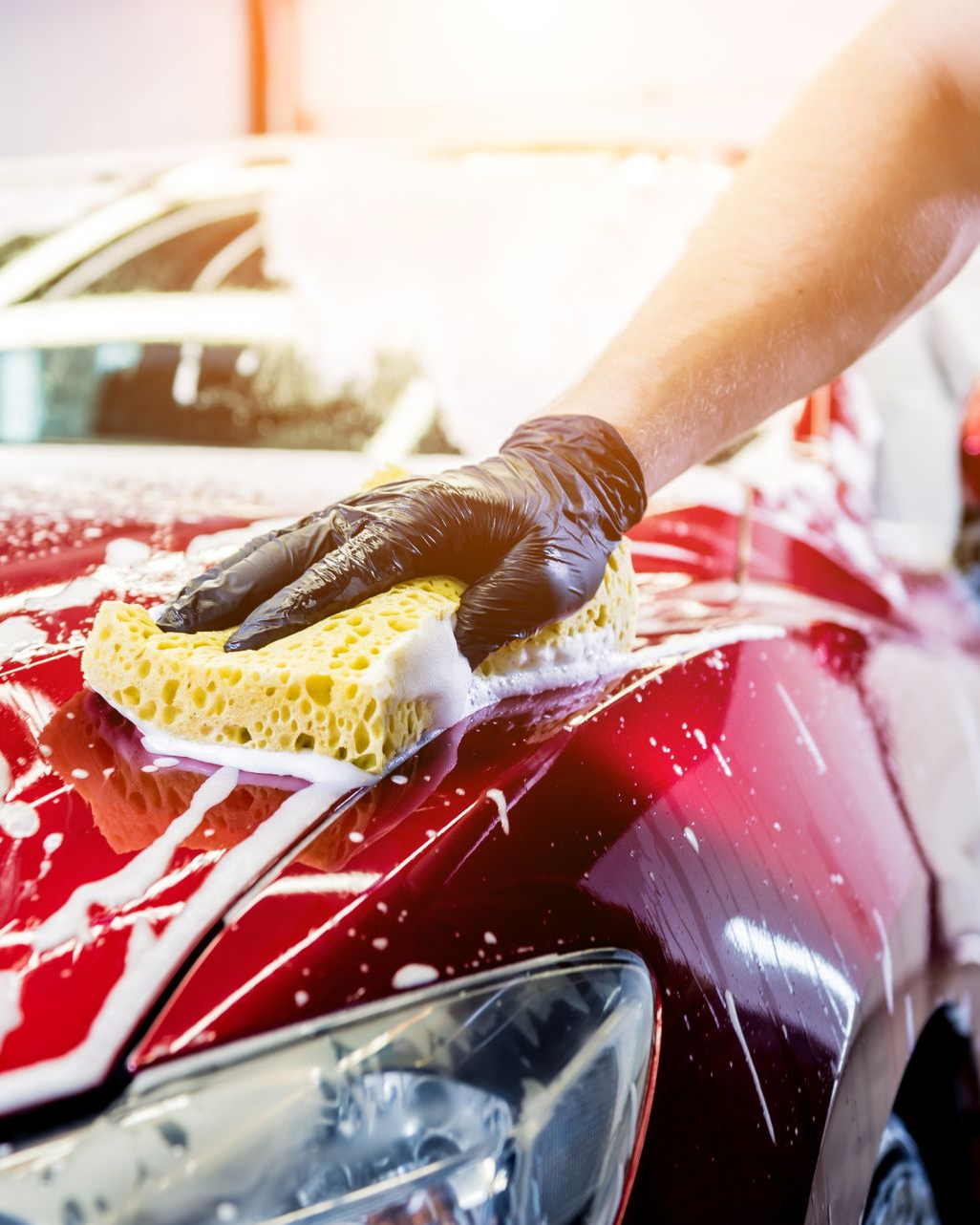 A close up of a car wheel with a mercedes logo on it