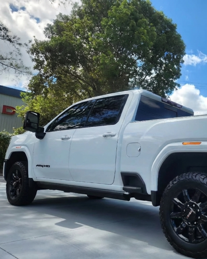 A close up of the rear end of a car