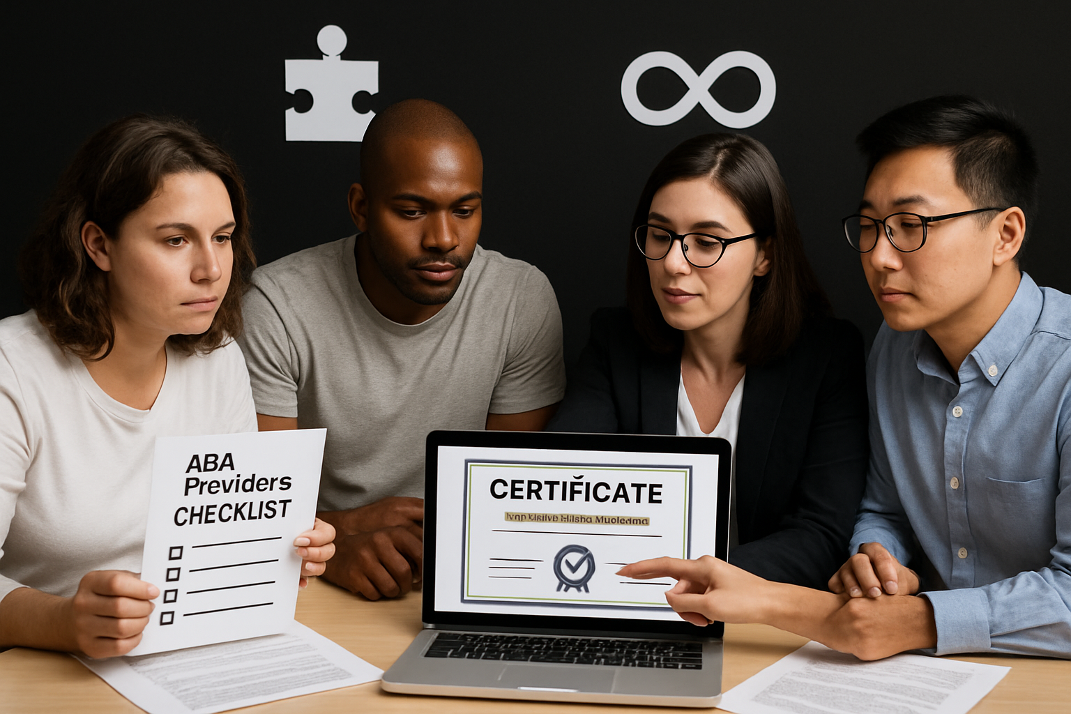 Man studying, website banner for Master's in Applied Behavior Analysis (ABA) online.